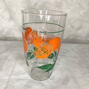 Libbey Oranges Measuring Glass